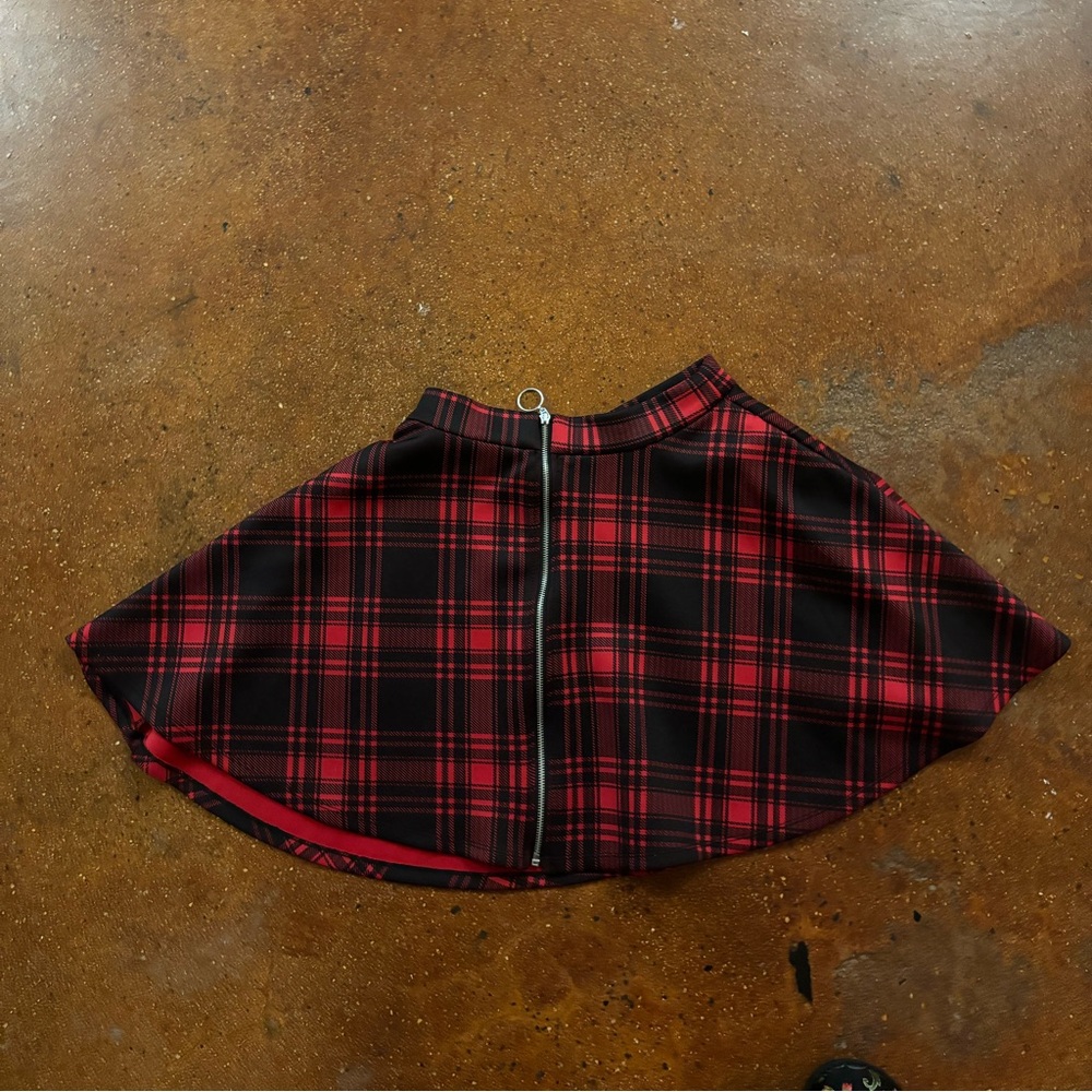 Plaid Mini Skirt